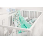Manta Minky - Erizos Menta 75X100