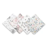 Windel Spucke 4er-Pack - Rosa 35X35