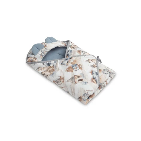 Couche en mousseline 90X90Cm Dragons Jeans pour siège auto 0-13Kg