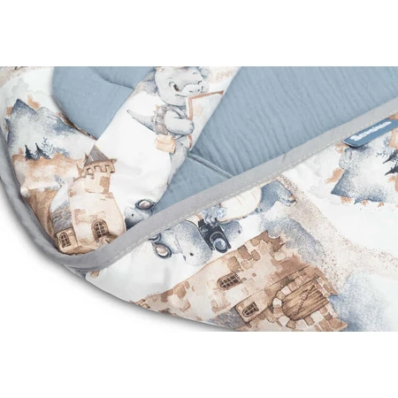 Couche en mousseline 90X90Cm Dragons Jeans pour siège auto 0-13Kg