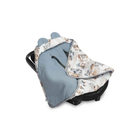Couche en mousseline 90X90Cm Dragons Jeans pour siège auto 0-13Kg