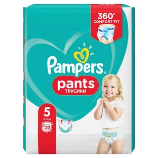 Nappies Pants Junior No. 5, 11-18 kg, 22 pieces, Pampers