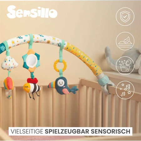 Toy arch for stroller or bed Rainbow Sensillo