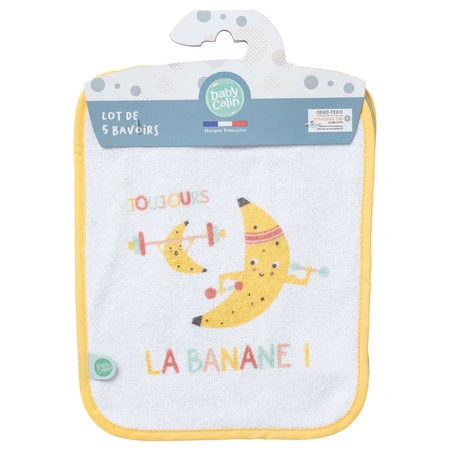 Set de bavoirs 0+ mois 5Pcs Babycalin