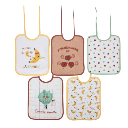 Set de bavoirs 0+ mois 5Pcs Babycalin
