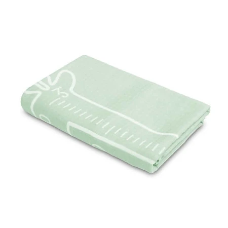 Muselinova Fotomatte Giraffe Mint 120x120cm