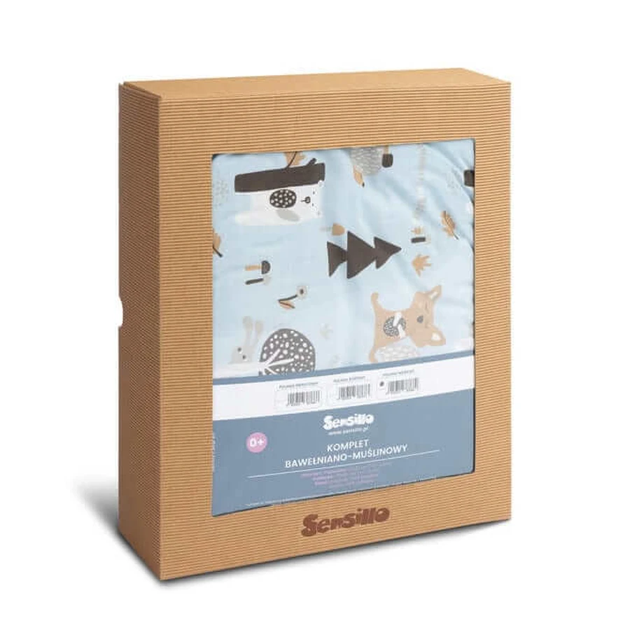 Cotton Bedding Set Blue Sensillo