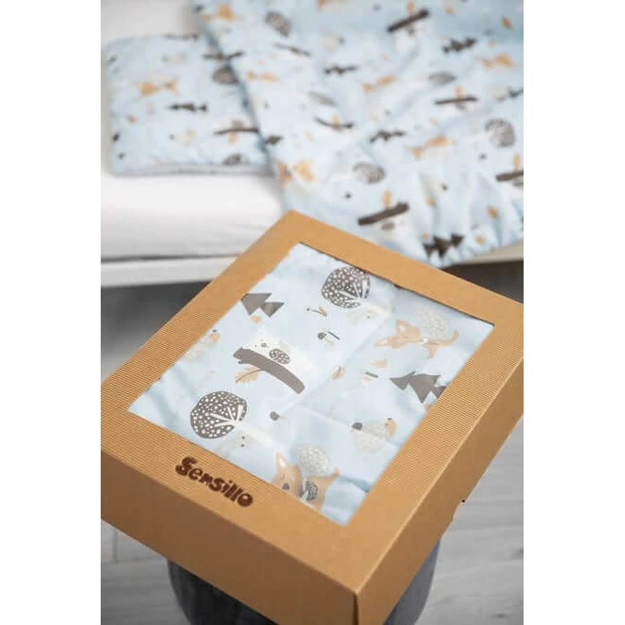 Cotton Bedding Set Blue Sensillo