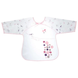 Waterproof Bib With Sleeves Birds Babycalin
