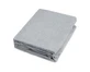 Frottee grau 140X70 cm Sensillo Blatt mit Radiergummi