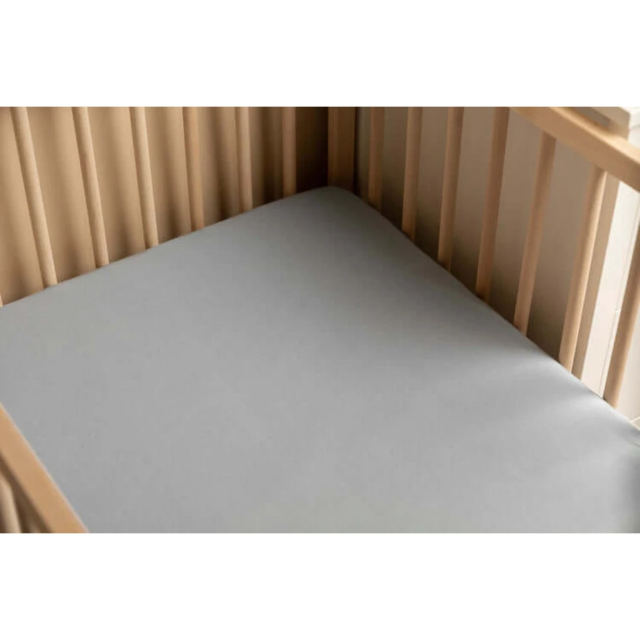 Sábana de punto impermeable- Gris- 120X60