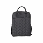 Capitoned Rucksack 41x30 cm Schwarz Tineo