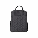 Capitoned Rucksack 41x30 cm Schwarz Tineo