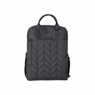 Capitoned Rucksack 41x30 cm Schwarz Tineo