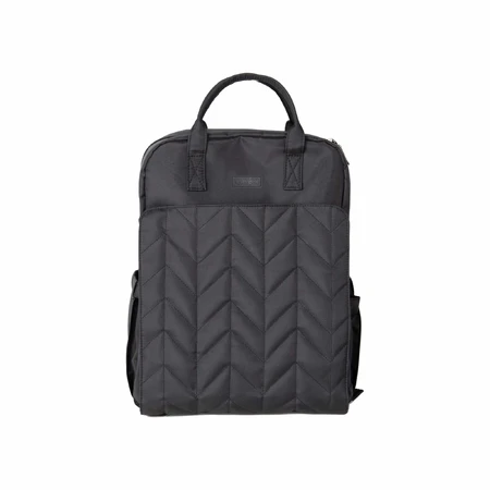 Capitoned Rucksack 41x30 cm Schwarz Tineo