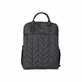 Capitoned Rucksack 41x30 cm Schwarz Tineo