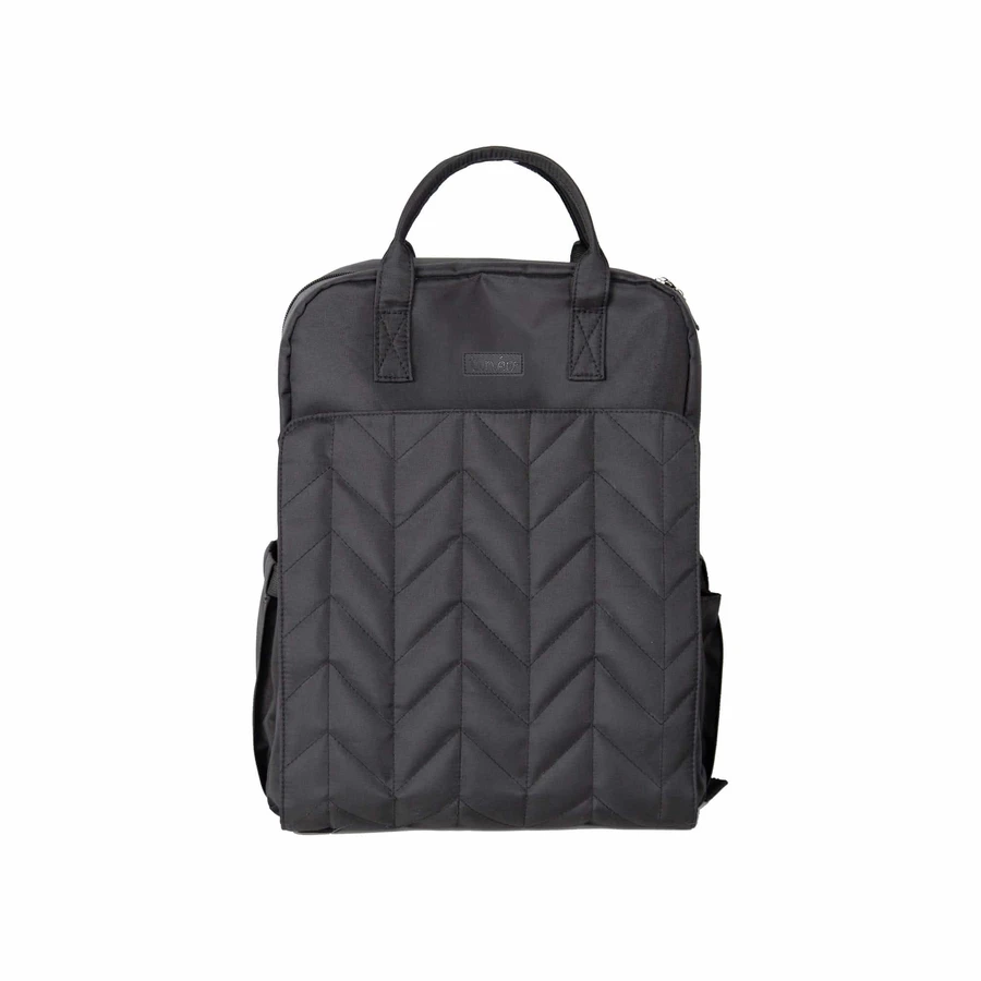 Capitoned Rucksack 41x30 cm Schwarz Tineo
