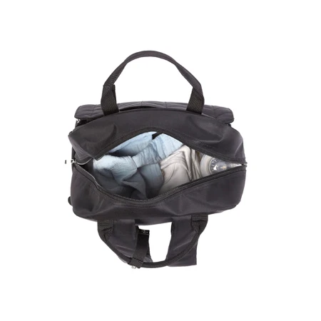Capitoned Rucksack 41x30 cm Schwarz Tineo