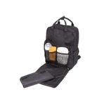 Capitoned Rucksack 41x30 cm Schwarz Tineo