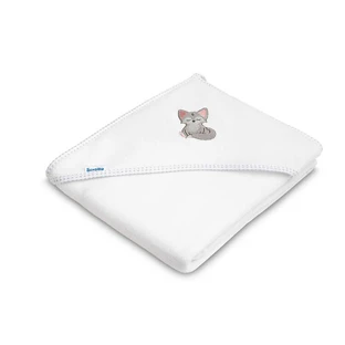Badetuch 100X100 Weißer Wolf