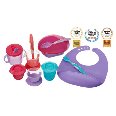 Starter Feeding Set Purple Vital Baby