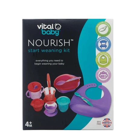 Starter Feeding Set Purple Vital Baby