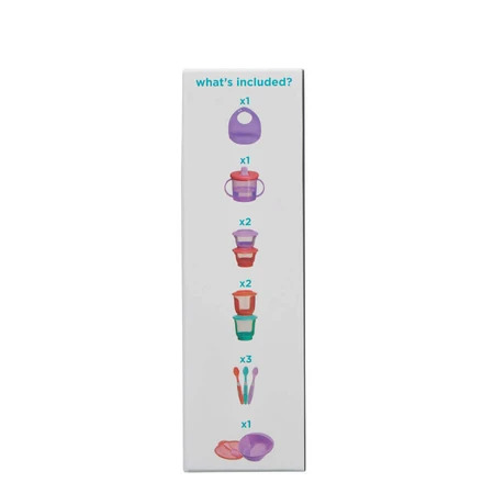 Starter Feeding Set Purple Vital Baby