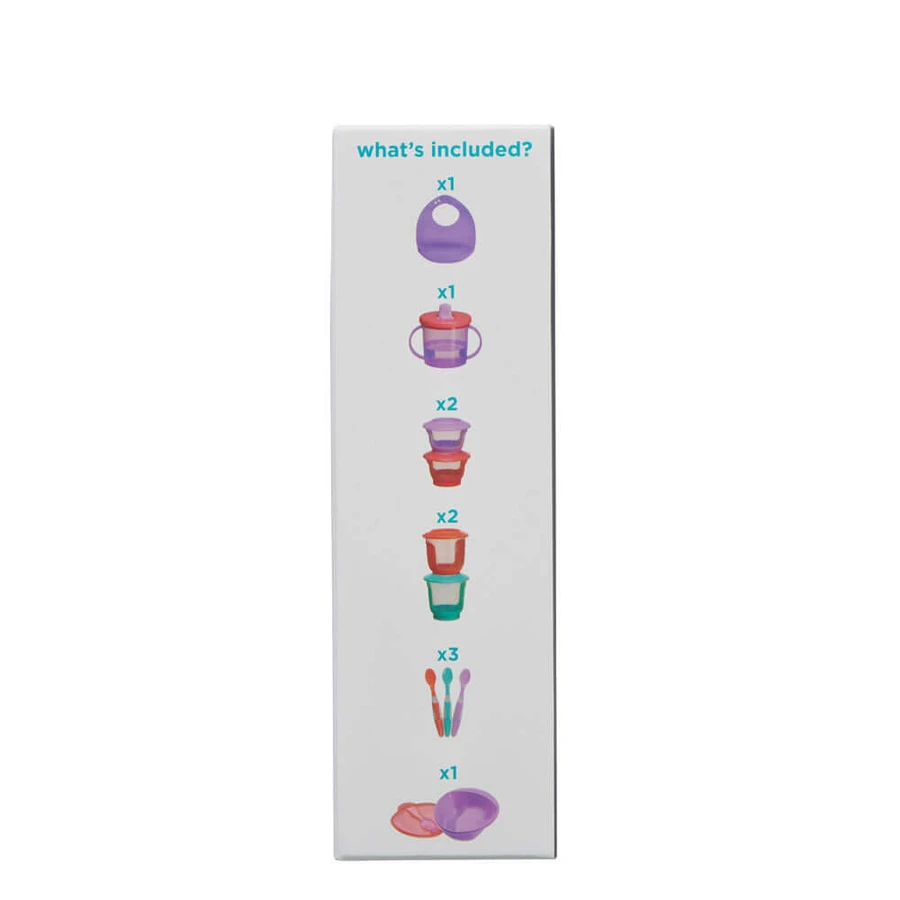 Starter Feeding Set Purple Vital Baby