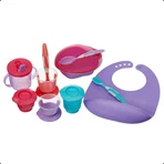 Starter Feeding Set Purple Vital Baby