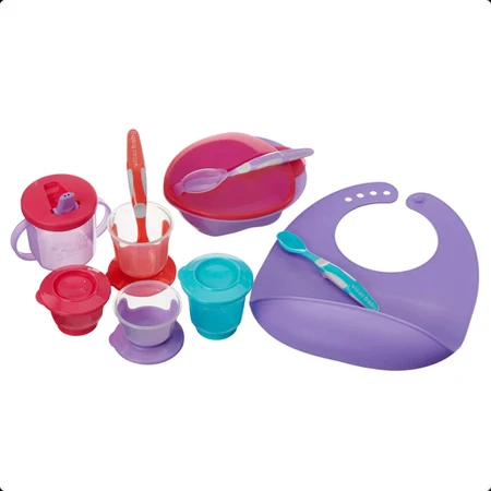 Starter Feeding Set Purple Vital Baby