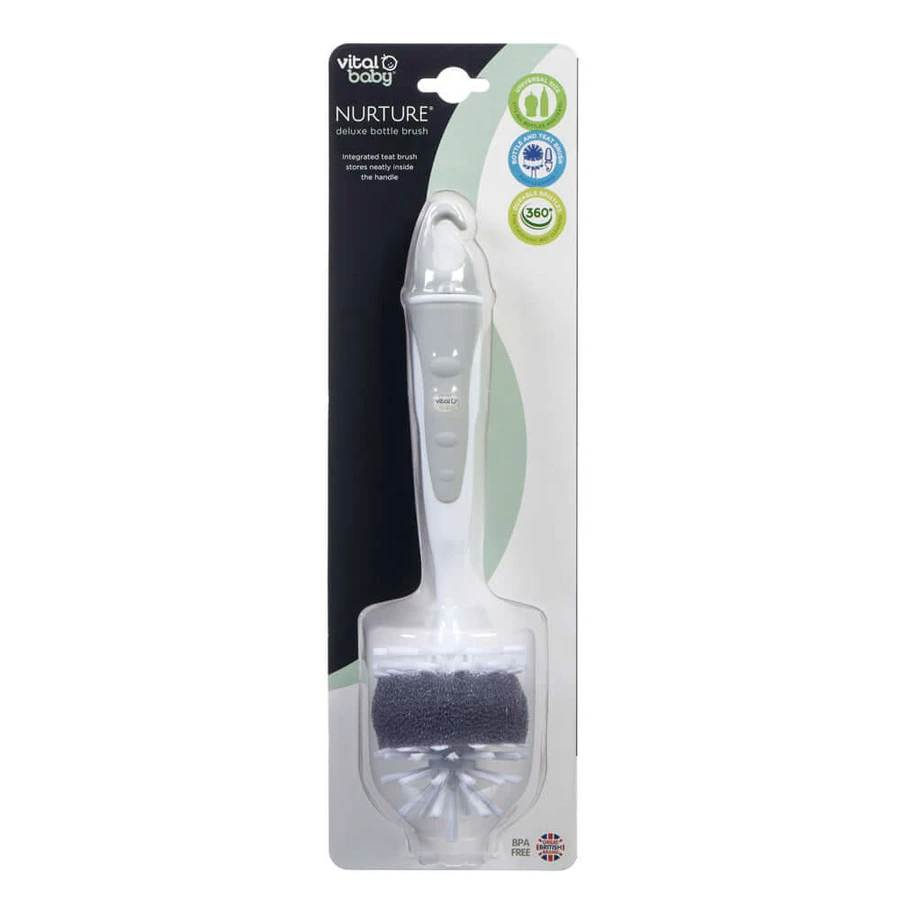2B1 Universalbürste für Babyflaschen und Schnuller Earthsmart Vital Baby
