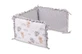 Bed surround Teddy Bear Grey Sensillo