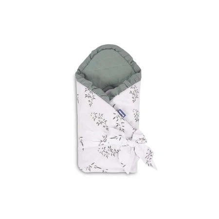 Pañal de descarga Muselina verde ramitas 75X75 Sensillo