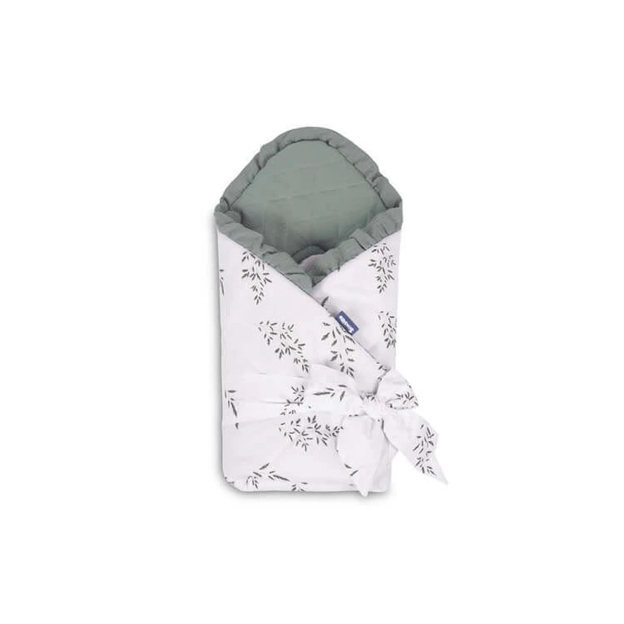 Pañal de descarga Muselina verde ramitas 75X75 Sensillo