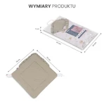Pañal de descarga Muselina verde ramitas 75X75 Sensillo