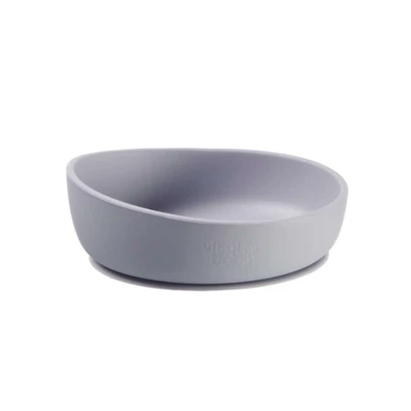 Silicone Vacuum Cup and Spoon Set Violet Vital Baby