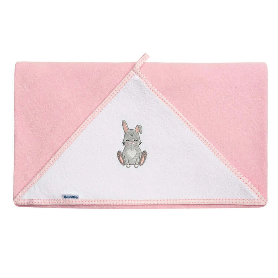 Bathroom Towel 100X100 Pink Bunny