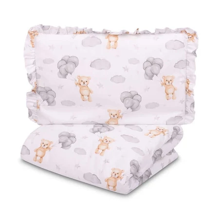 Juego de Dormitorio 2 Piezas Oso Gris 100X135 Sm Sensillo