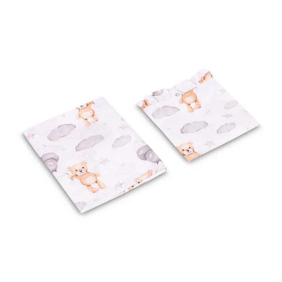 Juego de Dormitorio 2 Piezas Oso Gris 100X135 Sm Sensillo
