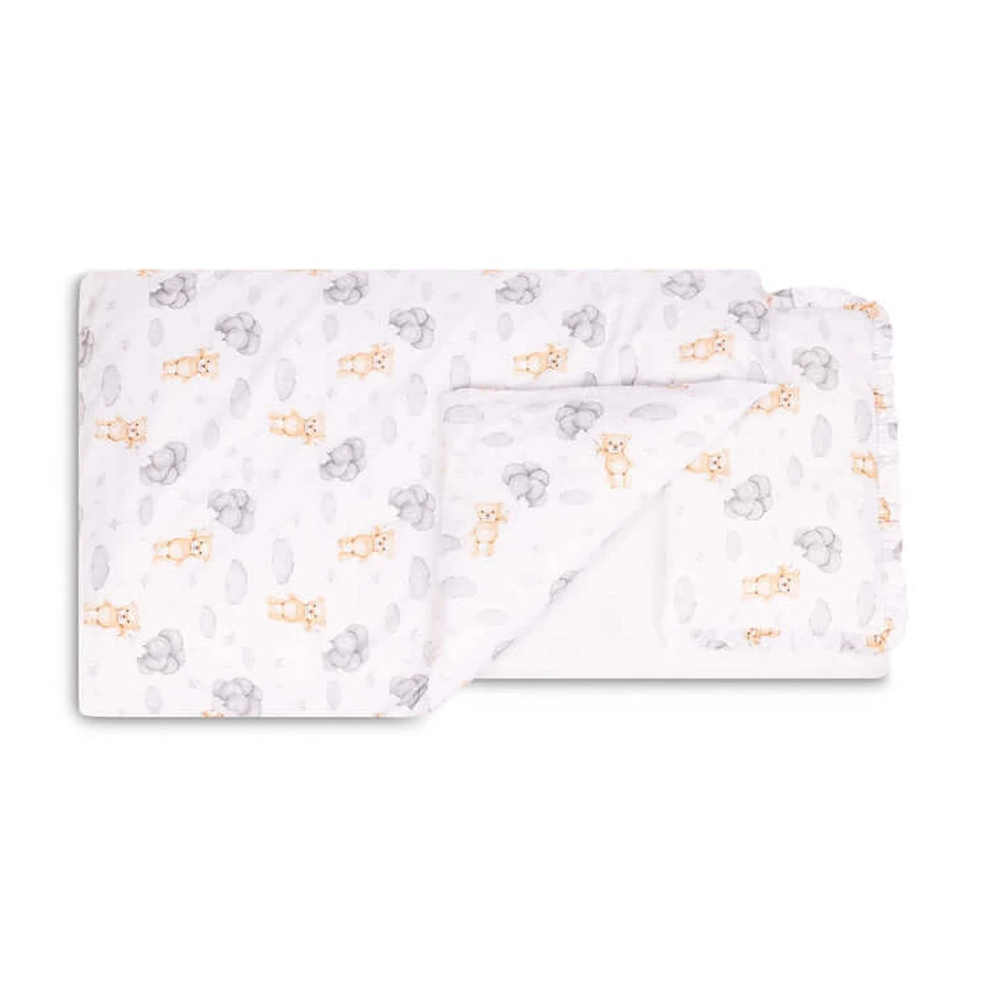 Juego de Dormitorio 2 Piezas Oso Gris 100X135 Sm Sensillo