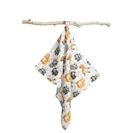 Muslin Diaper - Raccoons - 70 X 80