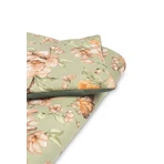 Cot Set Velvet Square Green