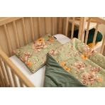 Cot Set Velvet Square Green