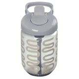 Auslaufsicherer Becher mit Strohhalm 350ml Grau Earthsmart Vital Baby