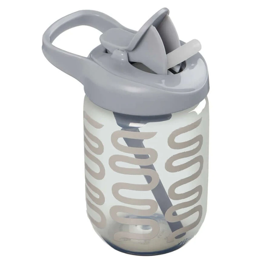 Non Spill Cup With Straw 350ml Grey Earthsmart Vital Baby