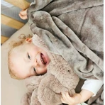 Babydeken 75X100 cm Grijs