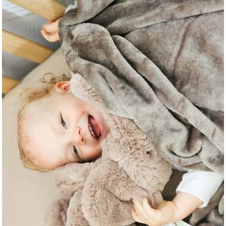 Babydeken 75X100 cm Grijs