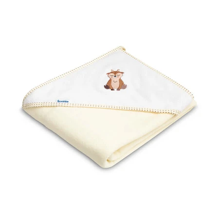 Badetücher 100X100 Beige Hirsche