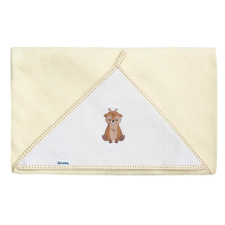 Badetücher 100X100 Beige Hirsche