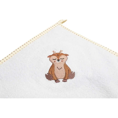 Badetücher 100X100 Beige Hirsche